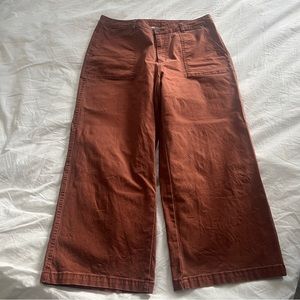 Universal Thread wide leg pants, size 16, rust